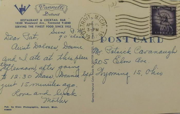 Vanelli - Old Postcard Photo (newer photo)